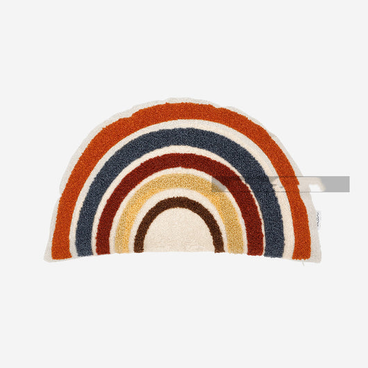 Almohada Decorativa Arcoíris con Corazón Bordado para Niña - Image 6