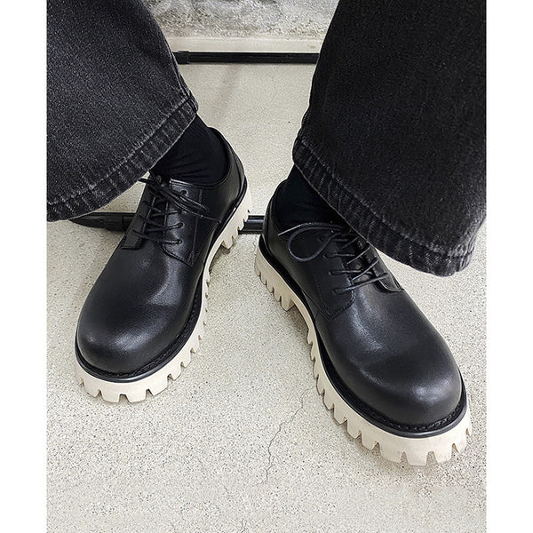 Zapatos de Charol Bajo Premium con Plataforma