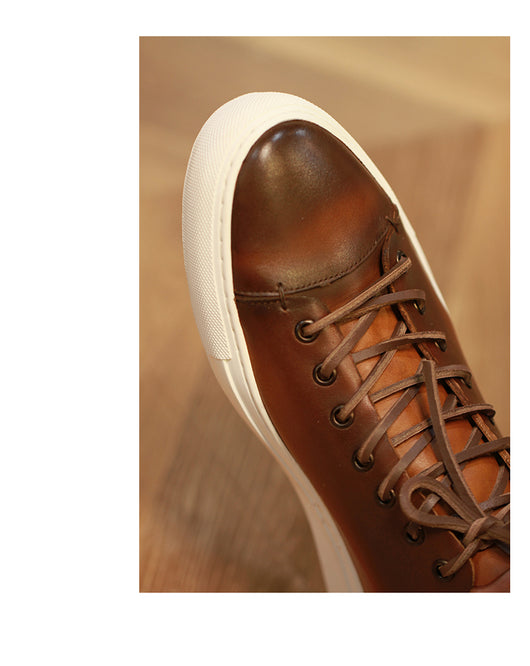 Tenis Retro Artesanales de Cordones - Estilo Casual Versátil - Image 10