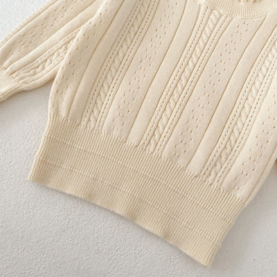 Blusa Tejida para Bebé Niña con Cuello Hueco y Detalle Stringy - Image 22