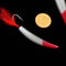 5 Cm Rojo Head Plateado