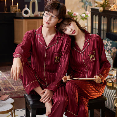 Pijama de Pareja para Otoño e Invierno - Cardigan Coordinado para Recién Casados - Image 11
