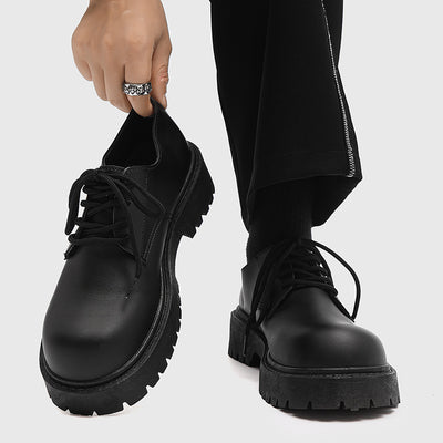 Zapatos Casuales Británicos para Hombre con Suela Elevada - Image 3