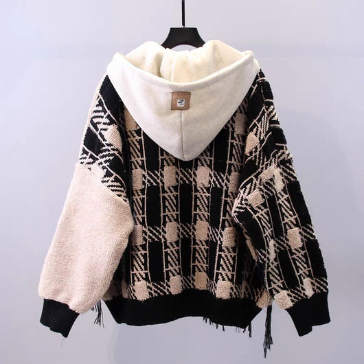 Cardigan Tejido Holgado con Borlas para Mujer - Image 7