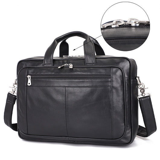 Maletín Vintage de Cuero para Hombre - Bolsa de Negocios Premium - Image 8
