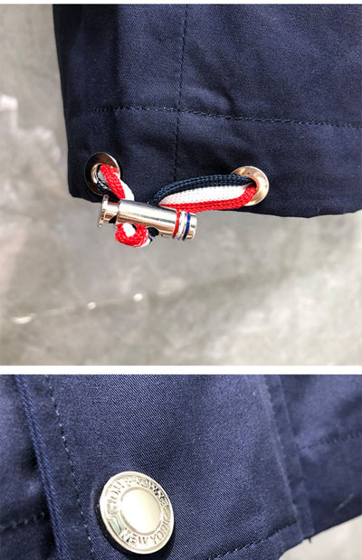 Chaqueta de Cuello Alto con Cierre y Estampado de Ballena - Image 8