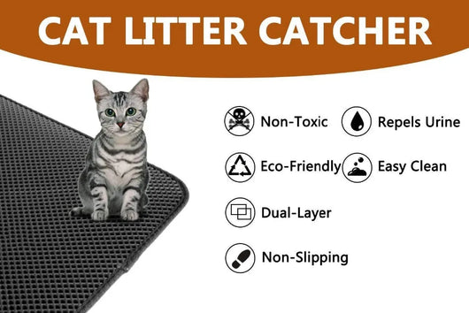 Tapete Absorbente Impermeable para Arenero de Gatos - Doble Capa EVA - Image 11