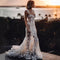 Vestidos de Novia Sirena con Aplicaciones de Encaje 3D