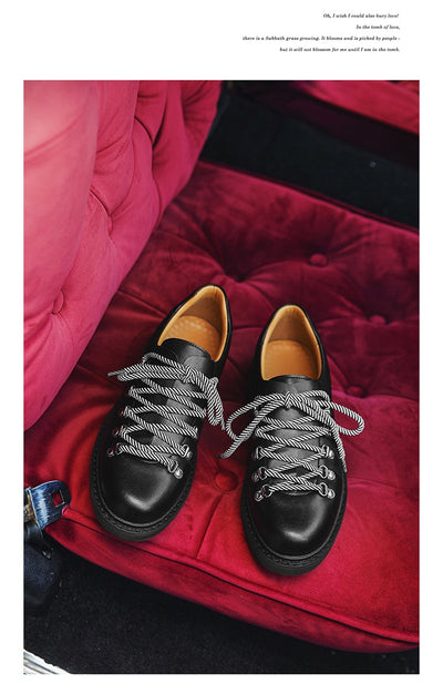 Zapatos Casuales Estilo Británico Retro de Trabajo - Image 12