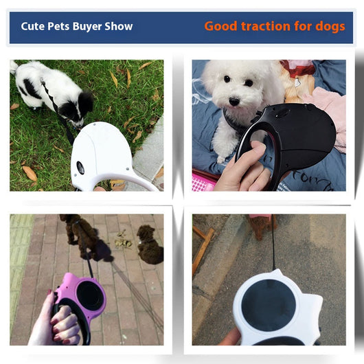 Correa Retráctil Automática para Perros y Gatos 5m - Cuerda de Tracción Extensible - Image 5