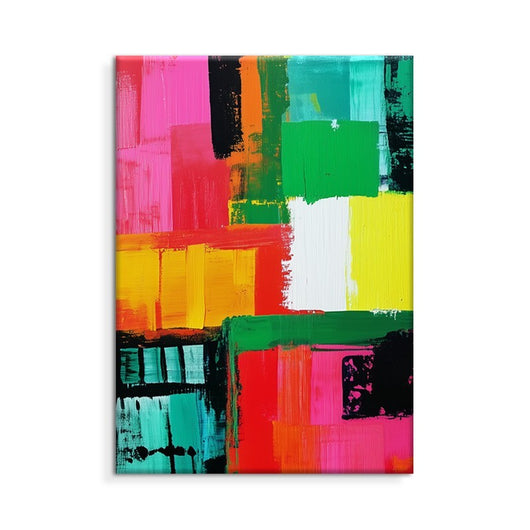 Cuadro Abstracto Dopamina Pintura al Óleo Lienzo Grande Decoración Moderna Oficina - Image 4