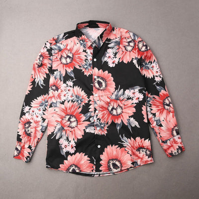 Camisa Manga Larga Estampado Floral Ajustada - Image 10