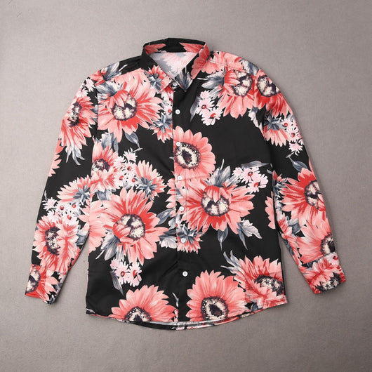 Camisa Manga Larga Estampado Floral Ajustada - Image 10