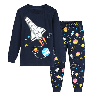Pijama Infantil de Algodón con Diseño Cartoon