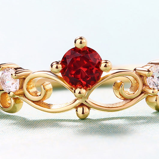 Anillo Corona de Flores Plata Japón Lujo Ligero - Image 5