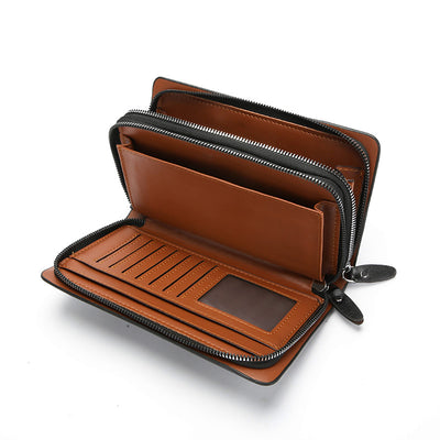 Maletín de Cuero Suave para Hombre con Múltiples Compartimentos - Image 3