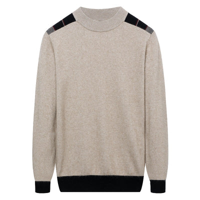 Suéter Cuello Alto Reversible de Terciopelo Manga Larga para Hombre - Image 5