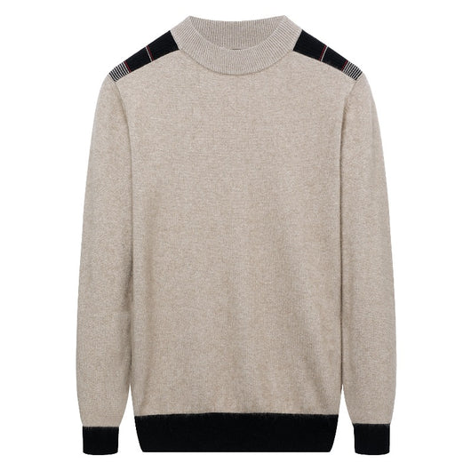 Suéter Cuello Alto Reversible de Terciopelo Manga Larga para Hombre - Image 5