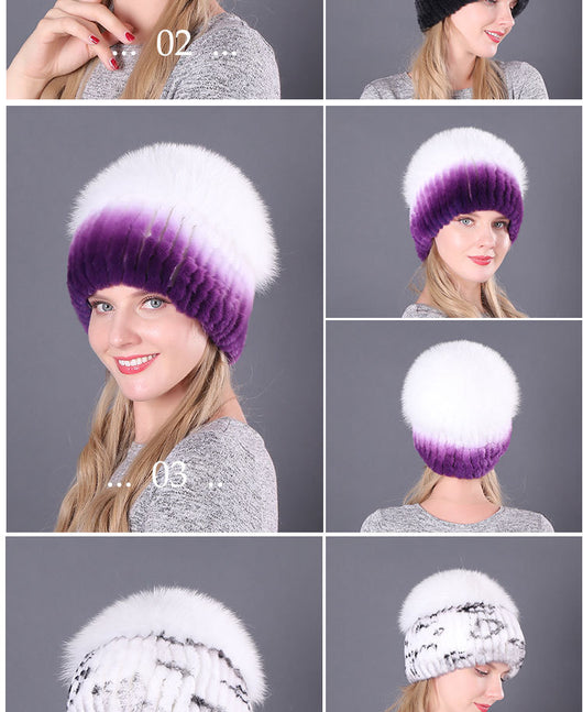 Gorro de Invierno de Piel de Conejo Rex - Abrigo Máximo - Image 25
