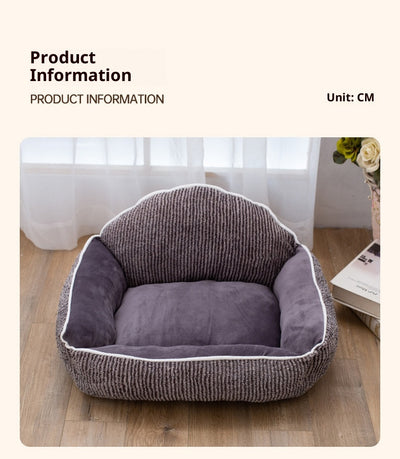 Sofá Cama Felpa para Mascotas Pequeñas y Medianas - Image 18