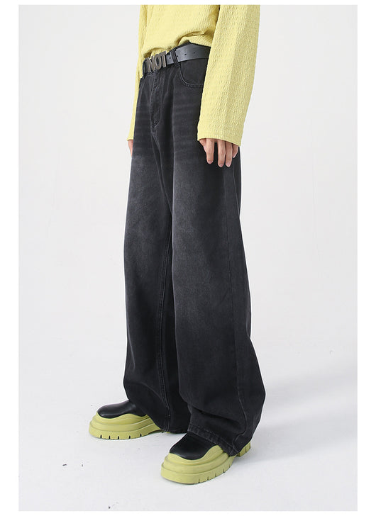 Jeans Retro Holgados con Cintura Elástica Estilo Coreano para Hombre - Image 22