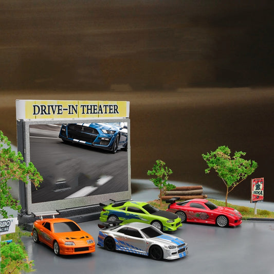 Auto de Control Remoto Deportivo Escala 1:76 - Modelo Miniatura de Carreras - Image 2