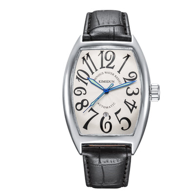 Reloj Automático Mecánico Diseño Barril de Vino - Image 12