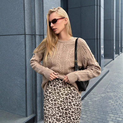 Suéter Retro Clásico para Otoño e Invierno