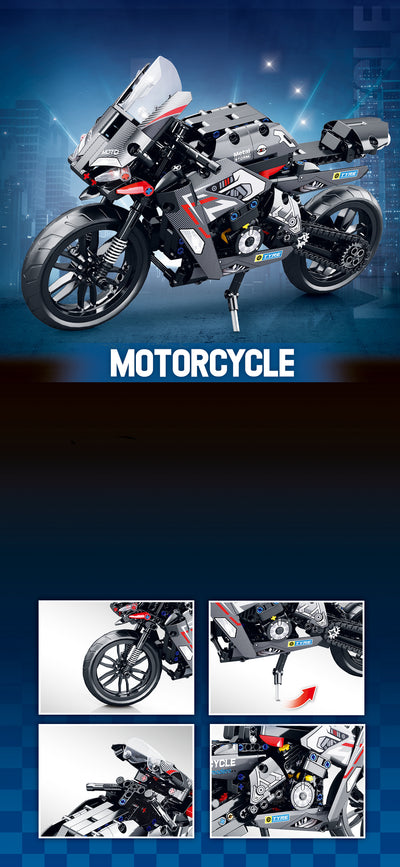 Bloques de Construcción Moto - Puzzle Educativo para Niños - Image 19