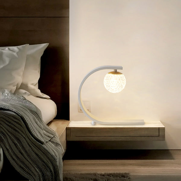 Lámpara de Mesa LED Minimalista Efecto Estrellado