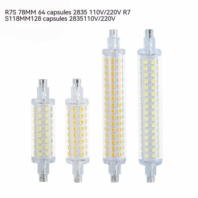 Proyector LED Aluminio con Cubierta - Luz Horizontal Enchufable - Image 8