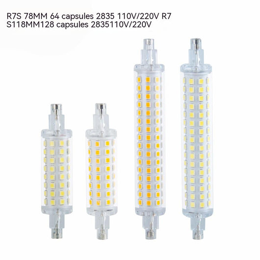 Proyector LED Aluminio con Cubierta - Luz Horizontal Enchufable - Image 8