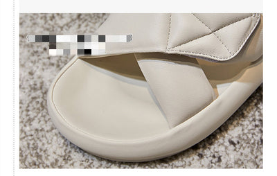 Sandalias Planas de Playa para Mujer - Cuero Genuino Verano - Image 13