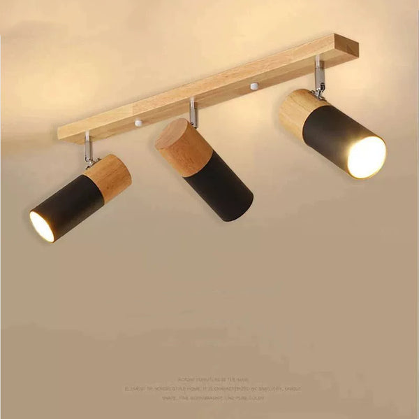 Foco Ajustable de Techo Log Simple - Iluminación Versátil