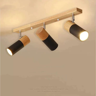 Foco Ajustable de Techo Log Simple - Iluminación Versátil