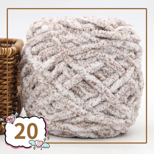 Lana para Tejer Colorida Ice Line - Hilo Grueso Suave para Bufandas Artesanales DIY - Image 62