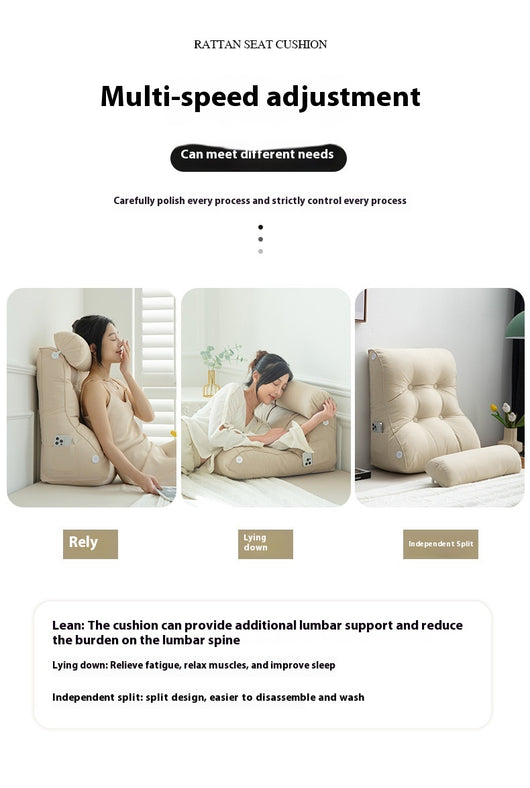 Cojín de Soporte Lumbar para Cama Extraíble y Lavable - Image 15