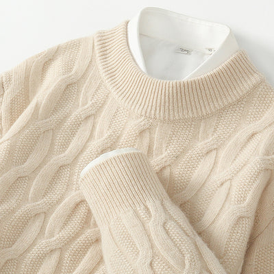 Suéter Cuello Alto Grueso para Hombre - Pullover Tejido Premium - Image 3