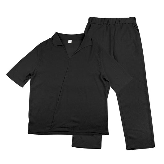 Traje Ejecutivo de Manga Corta con Solapa y Pantalón - Image 29