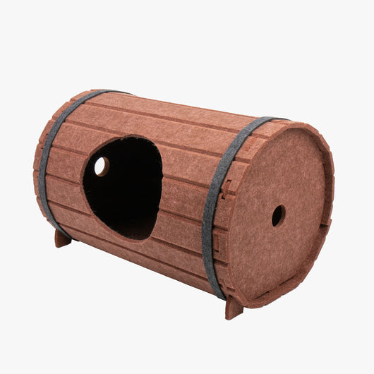 Cama para Mascotas Tipo Barril de Vino con Tablero de Fieltro - Image 5