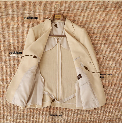 Blazer de Lino Natural Semiforro Respirable y Ligero - Image 10