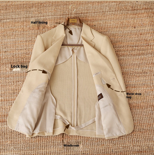 Blazer de Lino Natural Semiforro Respirable y Ligero - Image 10