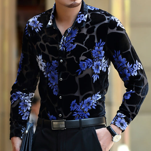 Camisa Manga Larga Slim Fit Elegante para Hombre - Image 3