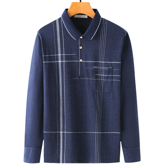 Camiseta Manga Larga Hombre Suelta Primavera Otoño - Image 13