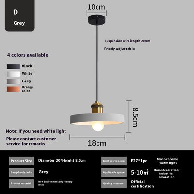 Lámpara Colgante de Hierro para Comedor, Dormitorio y Barra - Image 7