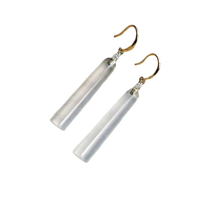 Aretes de Plata S925 Diseño Hielo Blanco Minimalista - Image 5