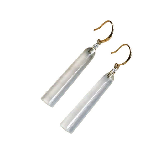 Aretes de Plata S925 Diseño Hielo Blanco Minimalista - Image 5
