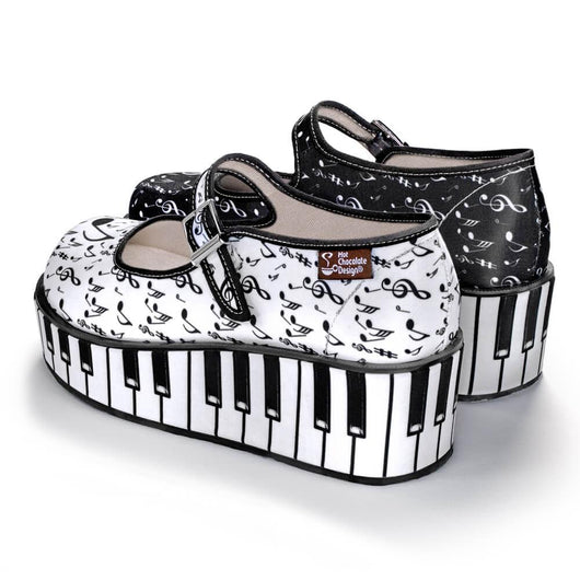 Chocolaticas® Thank You Music Women's Mary Jane Platform - Tekeno