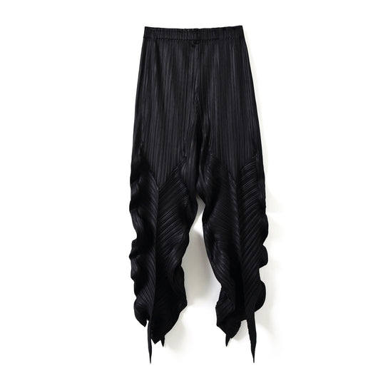 Pantalones Holgados Elásticos Plisados para Mujer - Comodidad Versátil Primavera, Verano y Otoño - Image 21