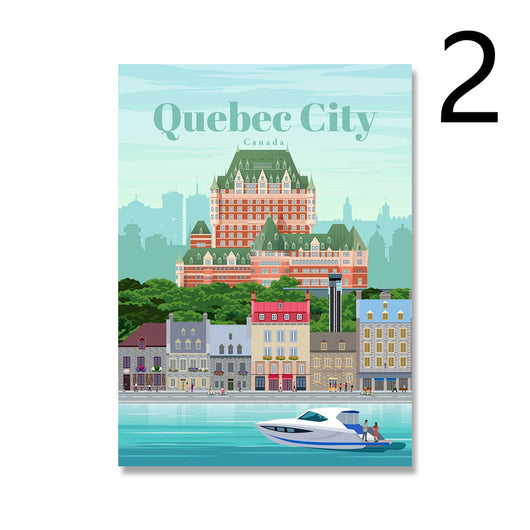 Cuadro Lienzo Panorámica de Quebec - Image 5